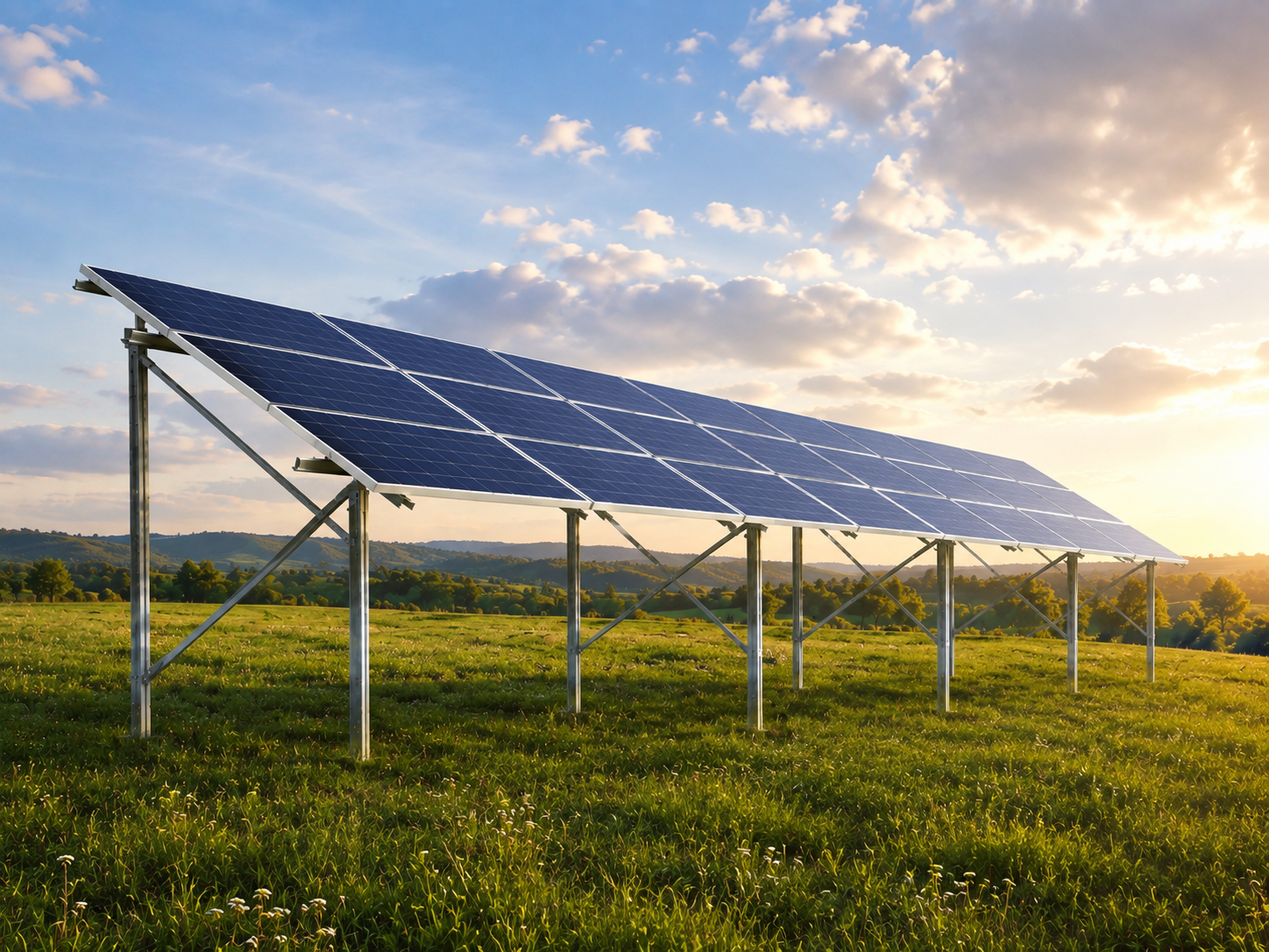 Structuri parcuri fotovoltaice